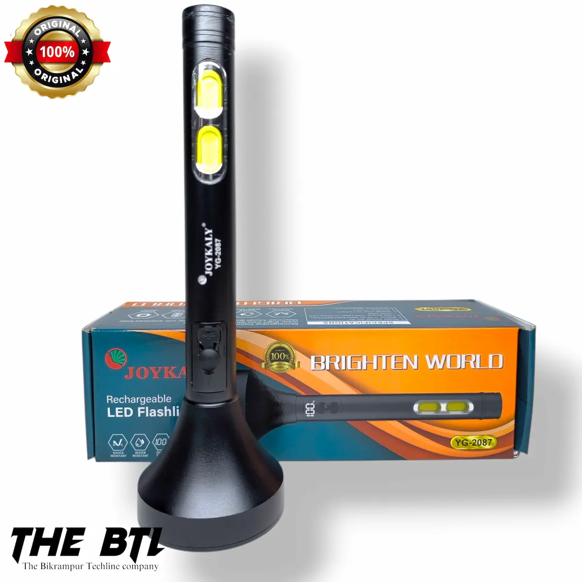 Joykaly Rechargeable LED Flashlight YG-2087