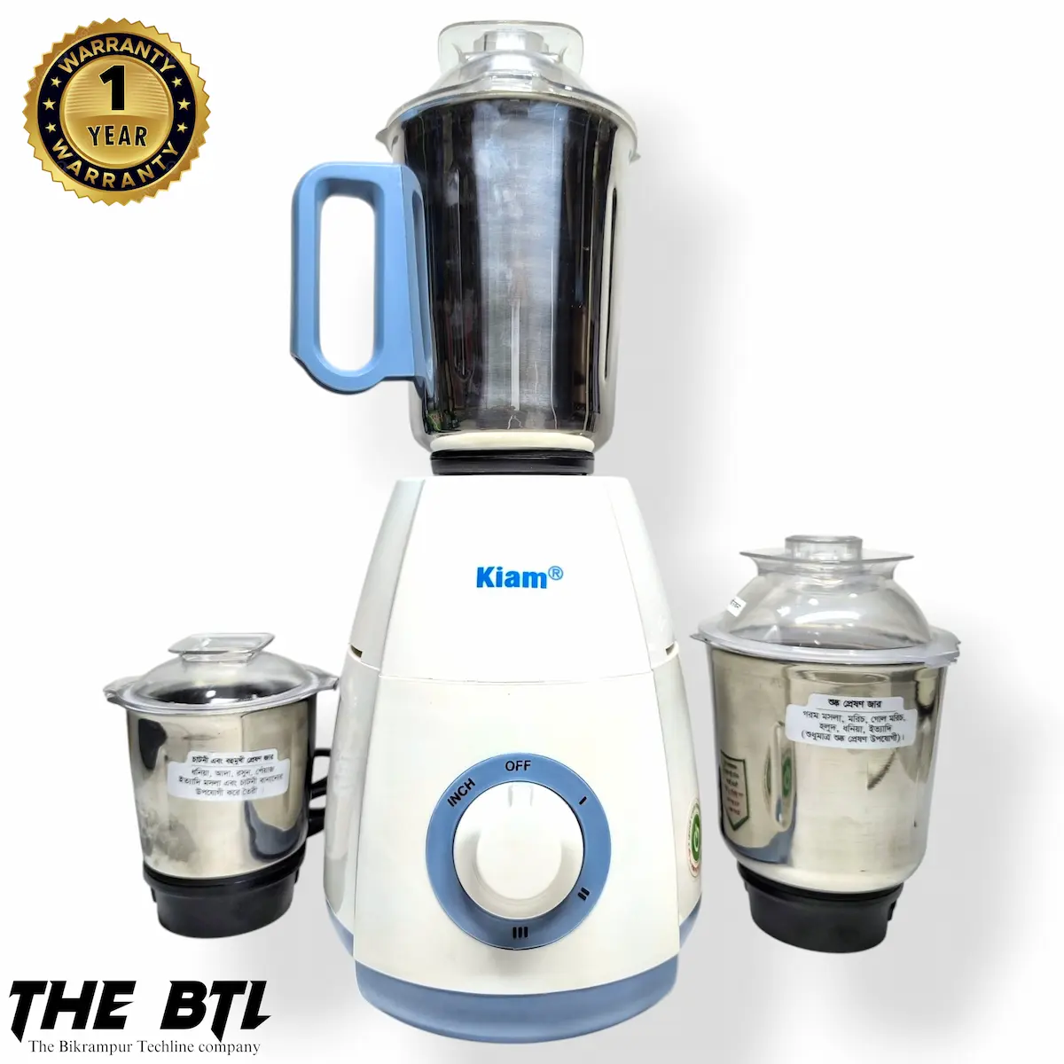 Kiam Super Mix Grinder/Blender 3in1 1000w 1.5L