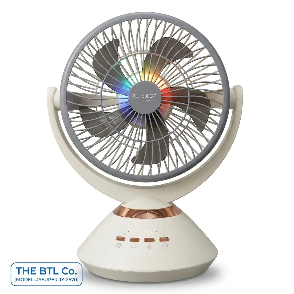 JYSUPER JY-2570 Premium Rechargeable Fan (original)