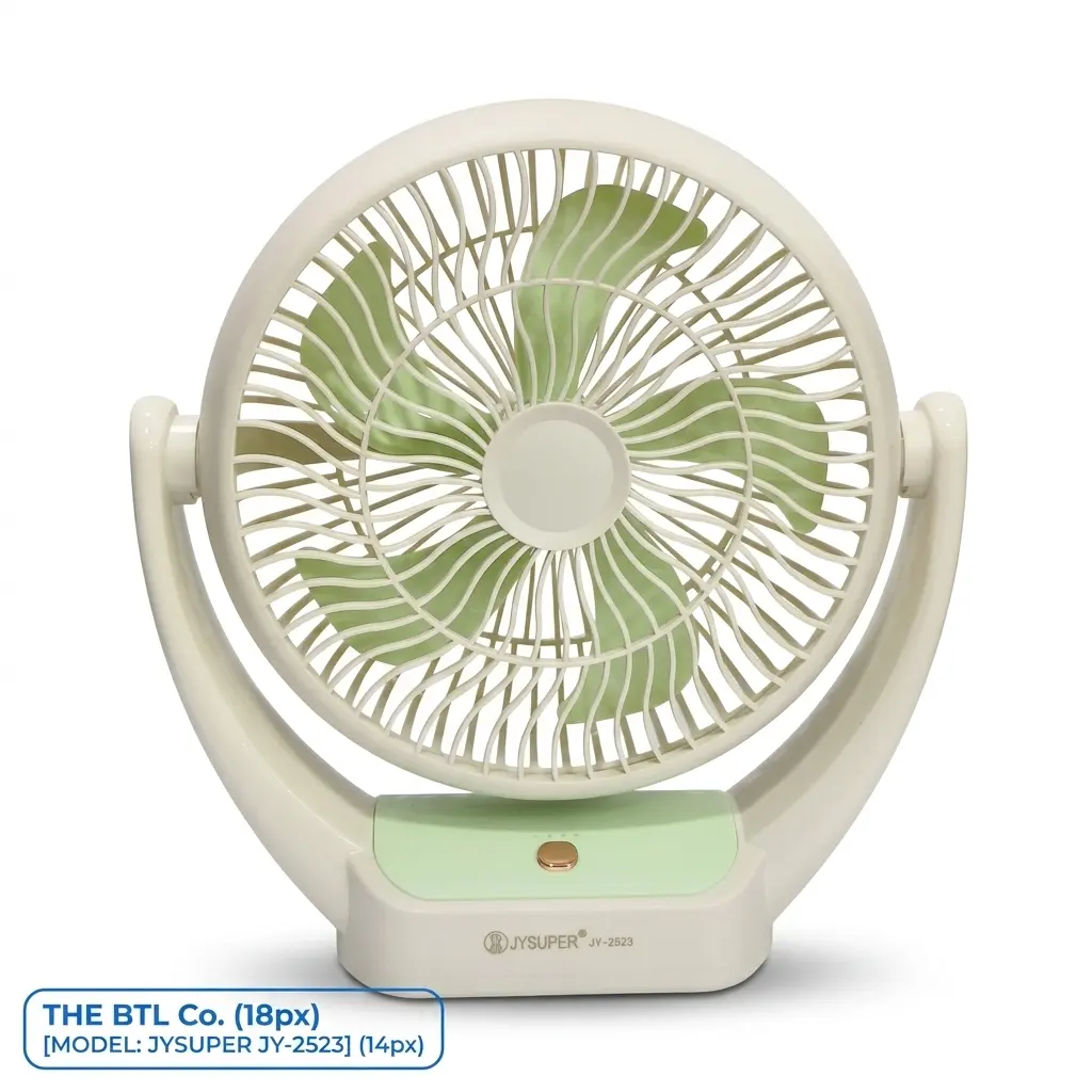 JYSUPER JY-2523 Rechargeable Fan